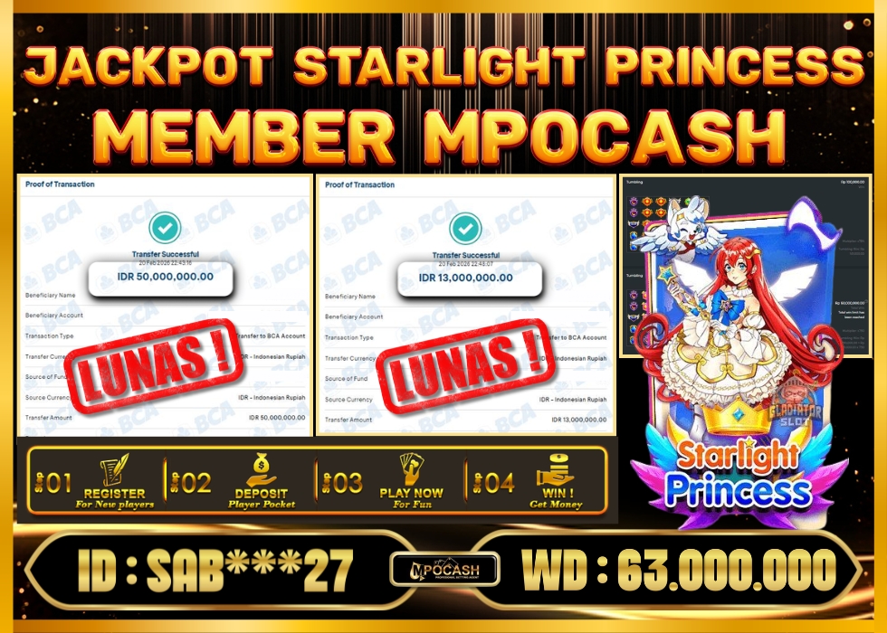 MPOCASH JACKPOT STARLIGHT PRINCESS